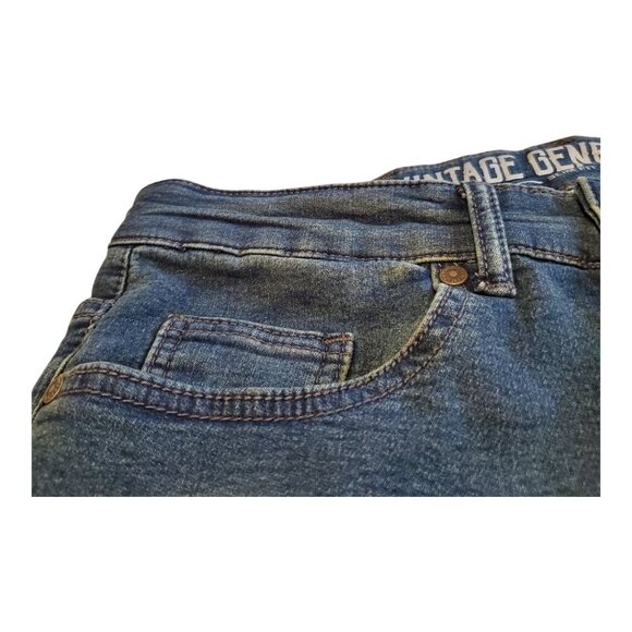 VGB VINTAGE GENES BLACK Men's Sz 30 x 30 Blue Slim Fit Stretch Jeans - Picture 3 of 13